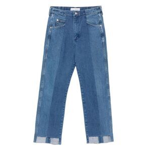 E.L.V. Denim Blue Denim - Straight-Leg Jeans Women